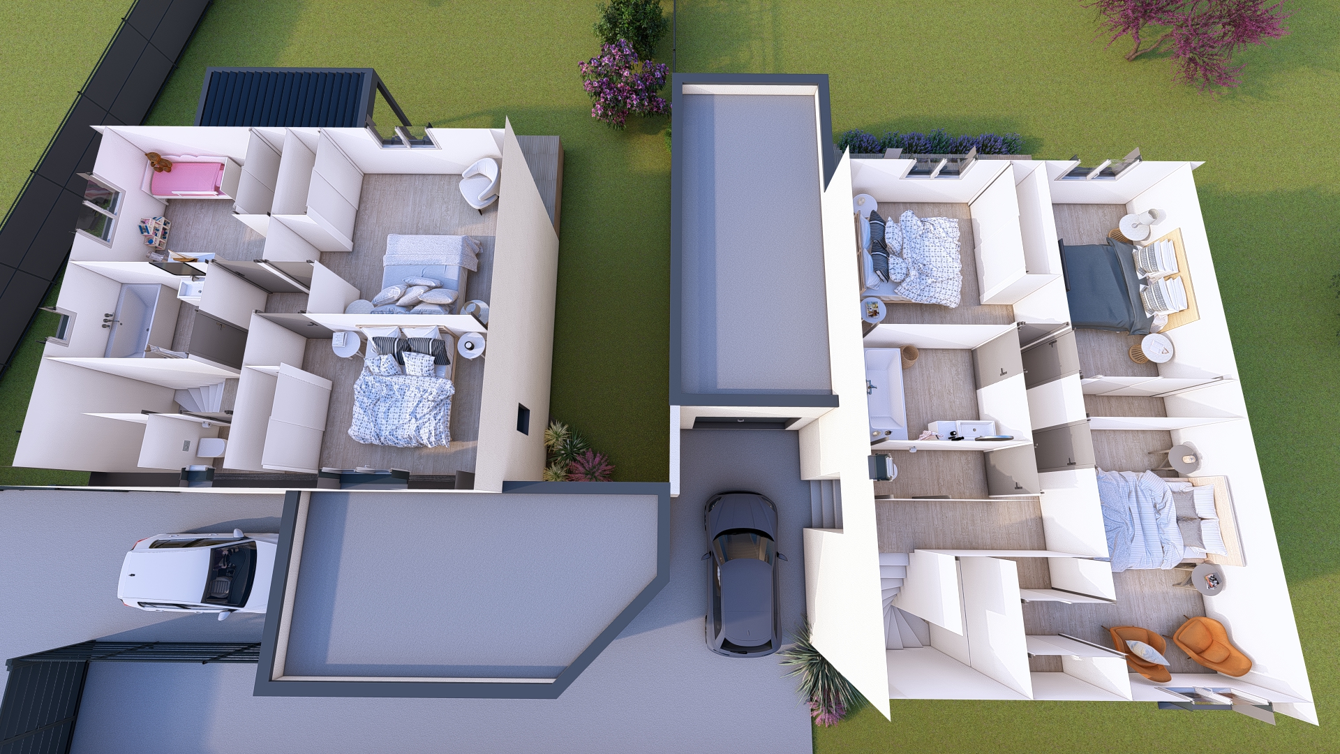 Projet de deux villas à Saint-Geniès-de-Malgoirès – Opportunité unique, cadre paisible et idéal pour famille